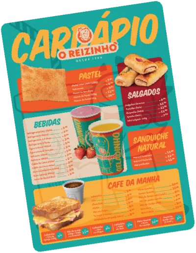 Cardápio O Reizinho Frente